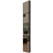 Дизайн-конвектор STOUT LUNA 300x1600 прав 2.2 кВт шнур RAL9005 Mirror bronze BI