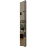 Дизайн-конвектор STOUT LUNA 400x1800 прав 1.25 кВт шнур RAL9005 Mirror bronze BI