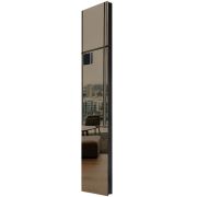 Дизайн-конвектор STOUT LUNA 400x1600 прав 2.2 кВт шнур RAL9005 Mirror bronze BI