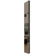 Дизайн-конвектор STOUT LUNA 300x2200 прав 1.6 кВт шнур RAL9005 Mirror bronze BI