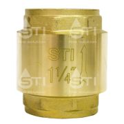 Клапан обратный пружинный STI 32 (латунный шток)