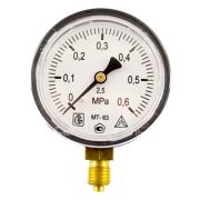 Манометр радиальный МТ 63П 0,6МПа (метрическая резьба - М12х1.5)