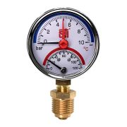 Термоманометр радиальный STI ∅63 120°C 10 bar УП (G½