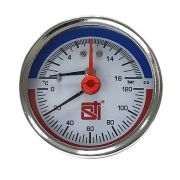 Термоманометр аксиальный STI ∅63 120°C 16 bar УП (G½