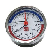 Термоманометр аксиальный STI ∅80 120°C 10 bar УП (G½