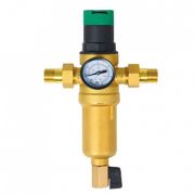 Фильтр С-01 с редуктором и манометром метал. корпус 3/4