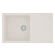 Кухонная мойка Lemark IMANDRA 840 врезная прямоугольная с крылом из кварцгранита