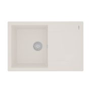 Кухонная мойка Lemark IMANDRA 760 врезная прямоугольная с крылом из кварцгранита