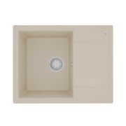 Кухонная мойка Lemark IMANDRA 640 врезная прямоугольная с крылом из кварцгранита