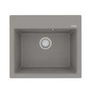 Кухонная мойка Lemark HANKA 570 врезная прямоугольная из кварцгранита