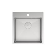 Кухонная мойка Lemark JANGA 490 прямоугольная из нержавеющей стали