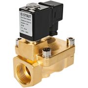 Клапан соленоидный (электромагнитный) STOUT непрямого (пилотного) действия НЗ 220В G1 SSV-0030-220025