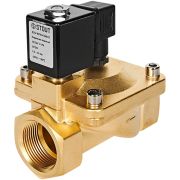 Клапан соленоидный (электромагнитный) STOUT непрямого (пилотного) действия НЗ 24В G1 1/4 SSV-0030-024032