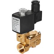 Клапан соленоидный (электромагнитный) STOUT непрямого (пилотного) действия НО 24В G1/2 SSV-0040-024015