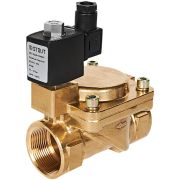 Клапан соленоидный (электромагнитный) STOUT непрямого (пилотного) действия НО 24В G1 1/2 SSV-0040-024040