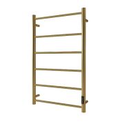 SHQ-J8RR-008050 STOUT полотенцесушитель электрический JAZZ round 80*50 Золотой Хром 585