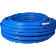 Труба металлопластиковая STOUT в теплоизоляции 32х3,0 (бухта 50 м) (синяя)