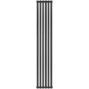 Радиатор алюминиевый STOUT Tonale 1800 6 секции универсальное подключение (черный)