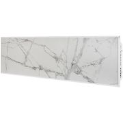 Отопительная панель STOUT WHITE STONE SCT 120*30 белый гранит / белый корпус