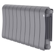 Радиатор биметаллический Royal Thermo Infinity 300 Silver Satin VR80 - 10 секц.