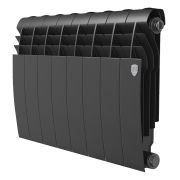 Радиатор биметаллический Royal Thermo BILINER B 350 Чёрный - 10 секц.