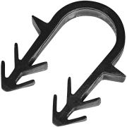 SMF-0006-001620 STOUT Скоба якорная для труб диам.16-20мм с двойным гарпуном, цвет черный, 42мм