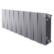 Радиатор биметаллический Royal Thermo PianoForte 300 Серебристый - 16 секц.