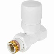 Клапан термостатический STOUT Design белый, прямой 1/2