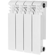 Радиатор биметаллический STOUT VEGA 350 4 секции боковое подключение (белый RAL 9016)
