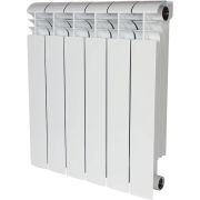 Радиатор биметаллический STOUT VEGA 500 6 секций боковое подключение (белый RAL 9016)