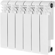 Радиатор биметаллический STOUT VEGA 350 6 секций боковое подключение (белый RAL 9016)