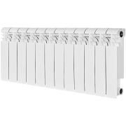Радиатор биметаллический STOUT VEGA 350 12 секций боковое подключение (белый RAL 9016)