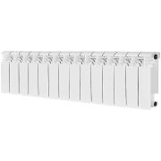 Радиатор биметаллический STOUT VEGA 200 14 секций боковое подключение (белый RAL 9016)
