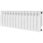 Радиатор биметаллический STOUT VEGA 350 14 секций боковое подключение (белый RAL 9016)