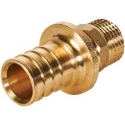 Переходник с наружной резьбой ROMMER 25xG 1/2 для труб из сшитого полиэтилена аксиальный