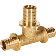 Тройник переходной ROMMER 16x20x16 для труб из сшитого полиэтилена аксиальный