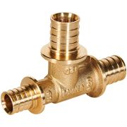 Тройник переходной ROMMER 20x20x16 для труб из сшитого полиэтилена аксиальный