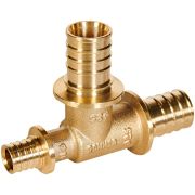 Тройник переходной ROMMER 25x25x16 для труб из сшитого полиэтилена аксиальный