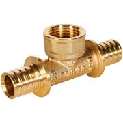 Тройник-переходник с внутренней резьбой ROMMER 20xG 1/2 для труб из сшитого полиэтилена аксиальный