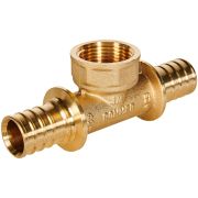 Тройник-переходник с внутренней резьбой ROMMER 25xR 3/4 для труб из сшитого полиэтилена аксиальный