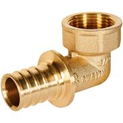 Угольник-переходник с внутренней резьбой ROMMER 25xG 3/4 для труб из сшитого полиэтилена аксиальный