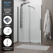 Комплект душевая дверь: RGW TO-18B + RGW TUS-B + RGW E351C + RGW SP-24B