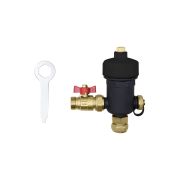 Магнитный сепаратор шлама ROMMER RFW-0080-256620 для настенных котлов НР 3/4 x НГ 3/4 корпус- композит