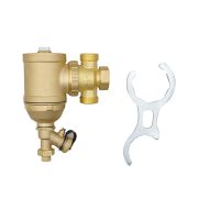 Магнитный сепаратор шлама ROMMER RFW-0080-255620 поворотный универсальный НР 3/4 корпус- латунь