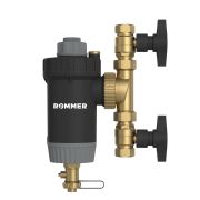 Магнитный сепаратор шлама ROMMER RFW-0081-002920 с щетками поворотный, ВР 3/4 корпус- композит