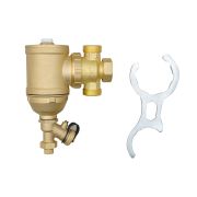 Магнитный сепаратор шлама ROMMER RFW-0080-255632 поворотный универсальный НР 1 1/4 корпус- латунь