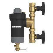 Магнитный сепаратор шлама ROMMER RFW-0081-002925 с щетками поворотный, ВР 1 корпус- композит