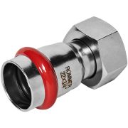 Переходник ROMMER с накидной гайкой ВПр-ВР 22х3/4 из нержавеющей стали прессовой