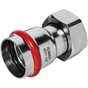 Переходник ROMMER с накидной гайкой ВПр-ВР 42х11/2 из нержавеющей стали прессовой