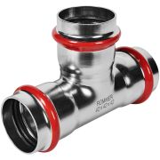 Тройник ROMMER равнопроходной ВПр 42 из нержавеющей стали прессовой